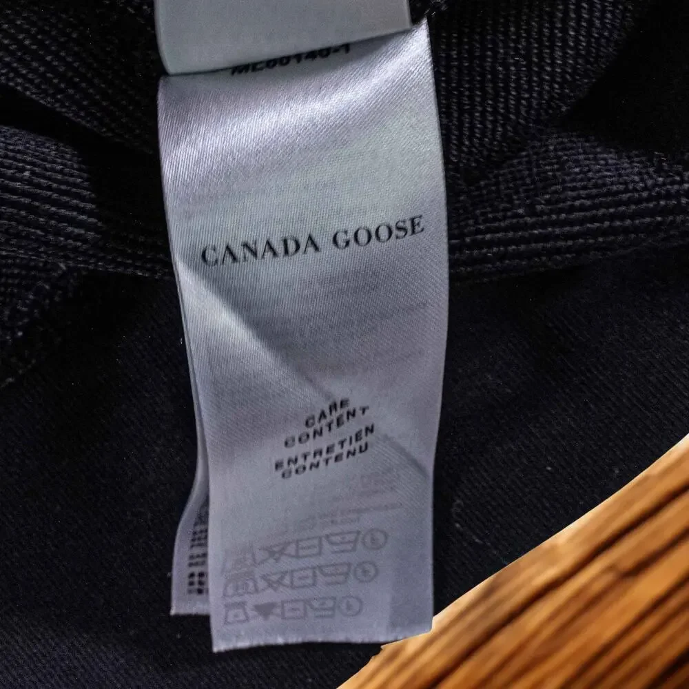Canada Goose Huron Hoodie Black Medium Made In Italy Luxury Designer Pullover - Picture 9 of 16